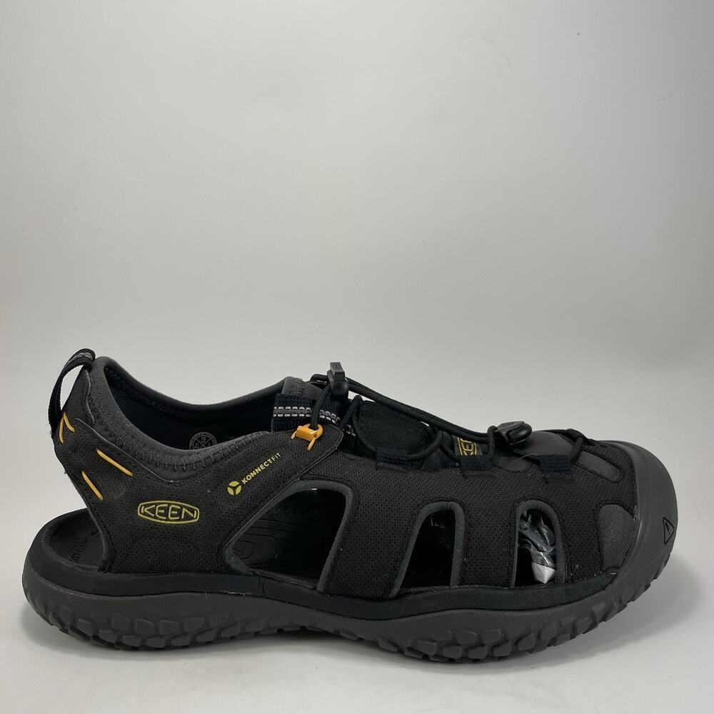 Keen SOLR (Sea. Ocean. Lake. River.) Water Sandals Mens Size 10 Bungee Laces